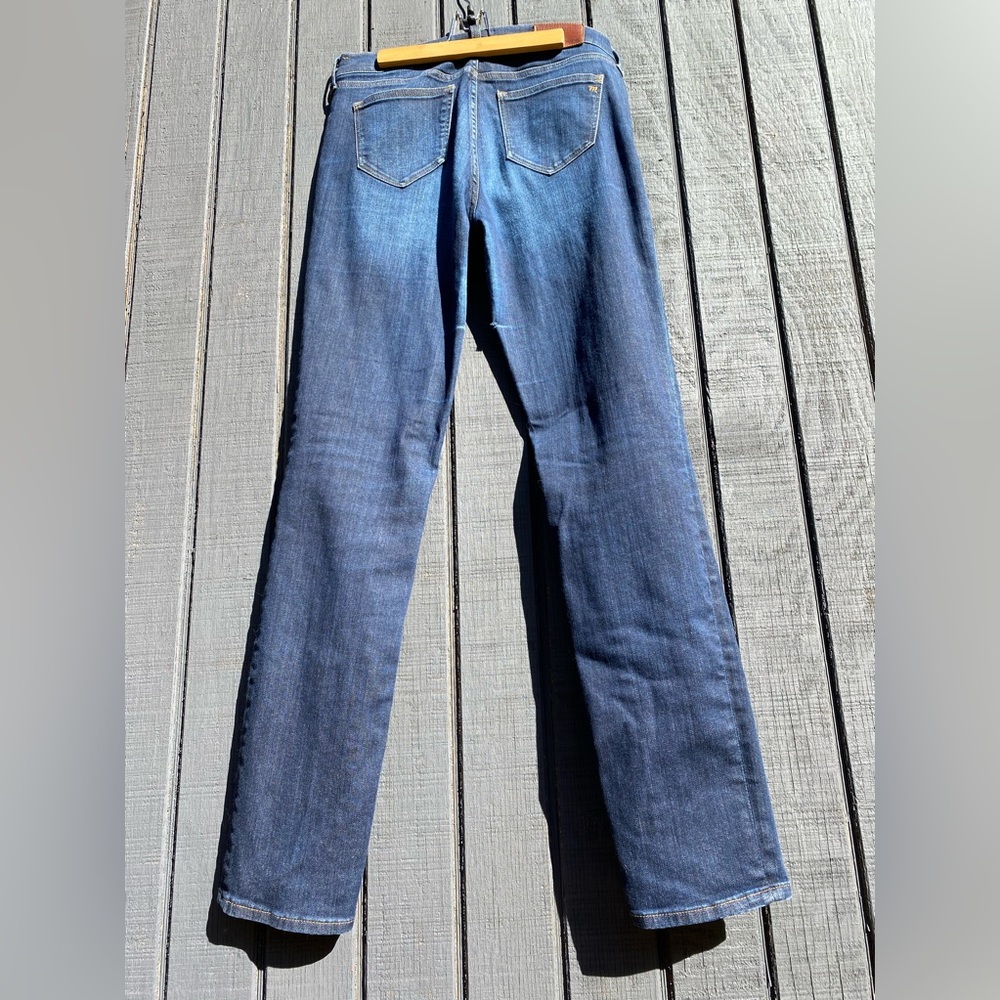 Madewell Alley Straight denim blue jeans 27 - Picture 8 of 13